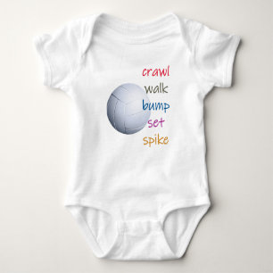 Volleyball Infant Bodysuit, Volleyball Gift Baby Bodysuit