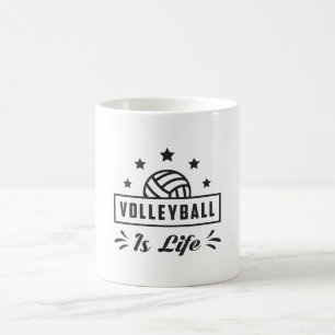 Volleyball Is Life Sports Beach Volleyball Gift Coffee Mug
