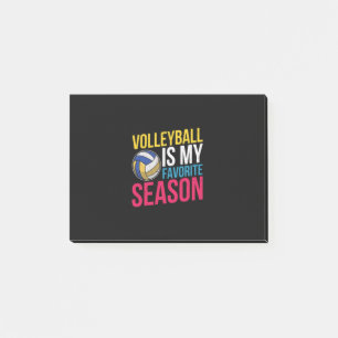 Volleyball Is My Favorite Season Post-it Notes