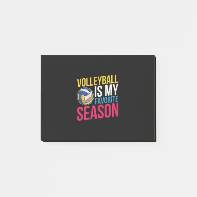 Volleyball Is My Favorite Season Post-it Notes (Front)