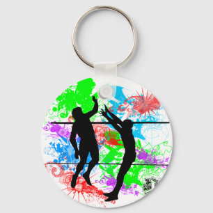 Volleyball Key Ring