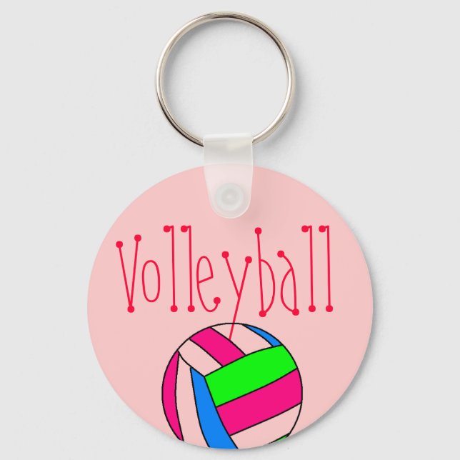 Volleyball Key Ring (Front)