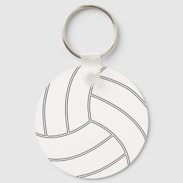 Volleyball Keychain (Key Ring) (Front)