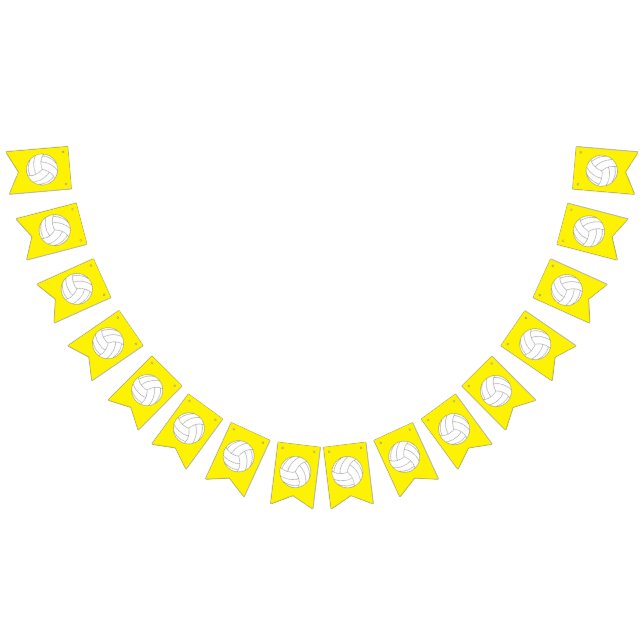 Volleyball Kids Birthday Party Sports Bunting (All)