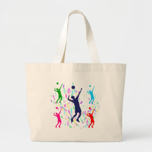 VOLLEYBALL LARGE TOTE BAG