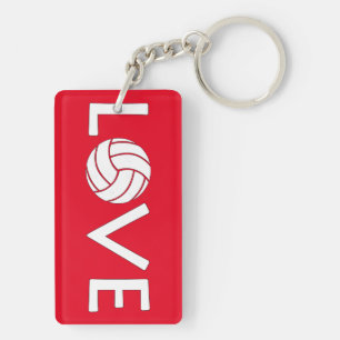 Volleyball Love Key Ring