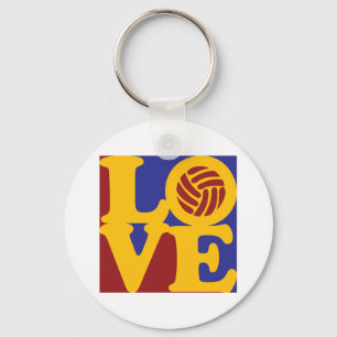 Volleyball Love Key Ring