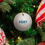 Volleyball Lover Personalised Ornament<br><div class="desc">Great for a volleyball player or fan,  this ornament is fully customisable to say just what you want!</div>