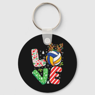 Volleyball Lovers Boys Girls Kids Xmas Christmas V Key Ring