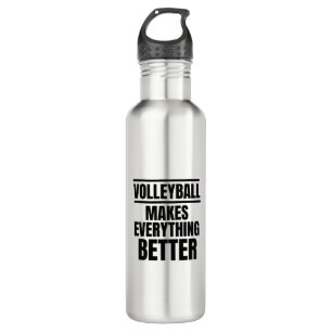 Volleyball makes everything better 710 ml water bottle
