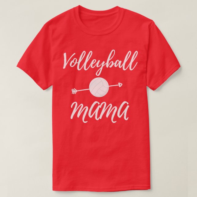 Volleyball Mama T-Shirt (Design Front)