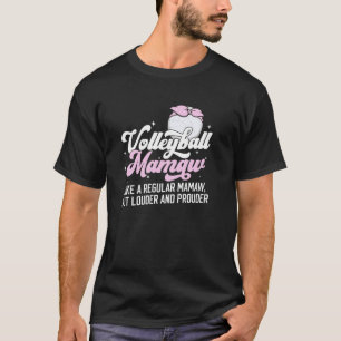 Volleyball Mamaw Of A Volleyball Player Mamaw Defi T-Shirt