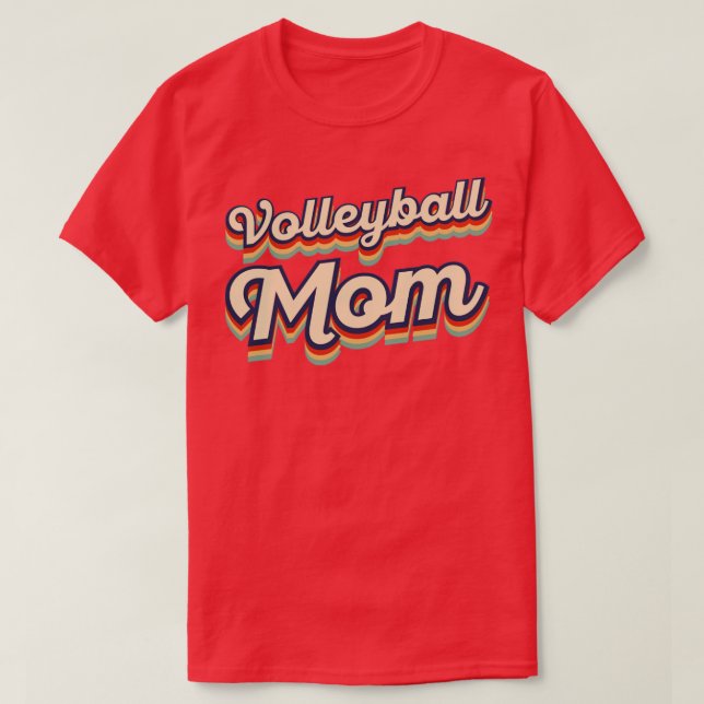 Volleyball Mom2 T-Shirt (Design Front)