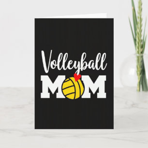 Volleyball Mom Awesome Card