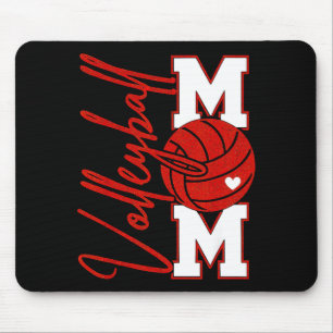 Volleyball Mom Game Day Mama Srts Volleyball Famil Mouse Pad