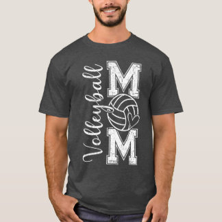 Volleyball Mom Game Day Vibes Mothers Day Volleyba T-Shirt