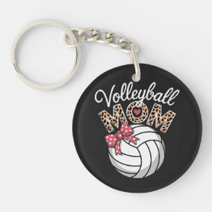 Volleyball Mom Key Ring