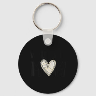 Volleyball Mom Life Game Day Vibes Volleyball Moth Key Ring