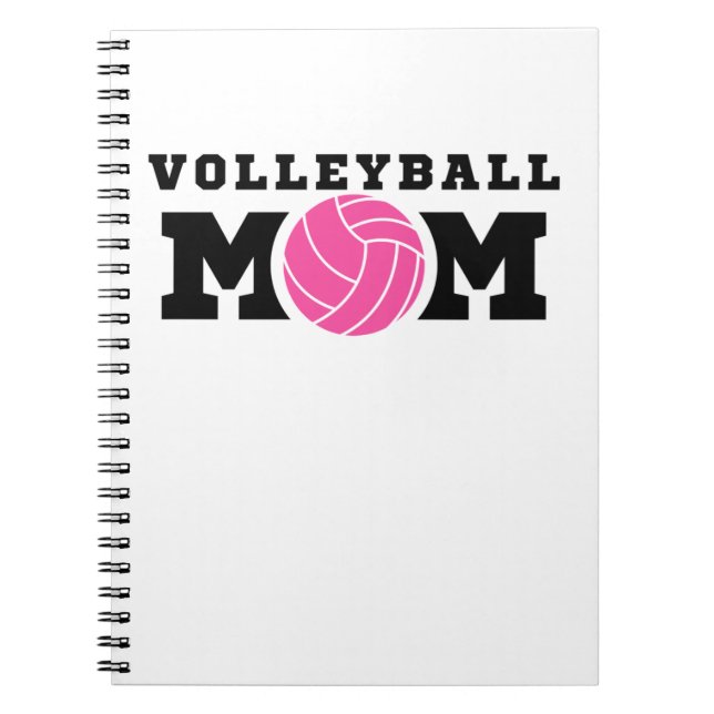 VOLLEYBALL MOM  NOTEBOOK (Front)