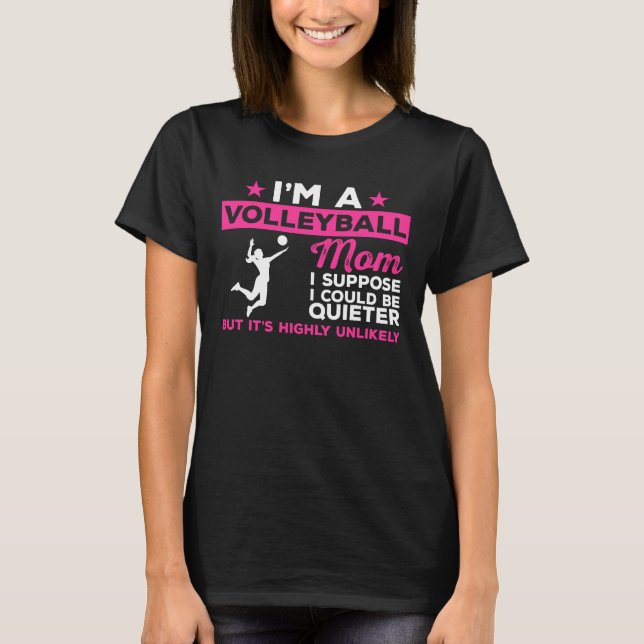 Volleyball Mom T-Shirt (Front)
