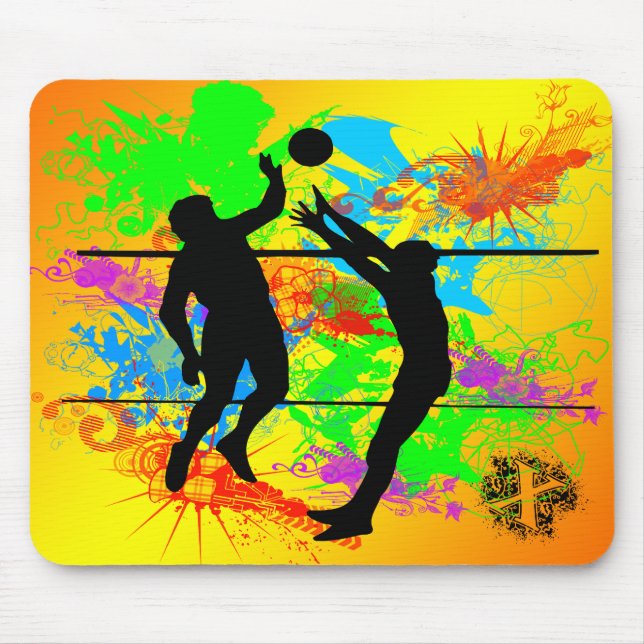 Volleyball Mouse Pad (Front)
