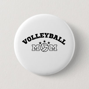 Volleyball Mum 6 Cm Round Badge