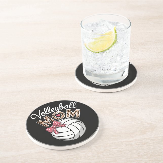 Volleyball Mum Coaster (Side)