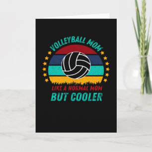 Volleyball Mum  - Cool Mothers Day Gift Card