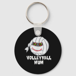 Volleyball Mum Funny Mummy Halloween Key Ring