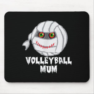 Volleyball Mum Funny Mummy Halloween Mouse Pad