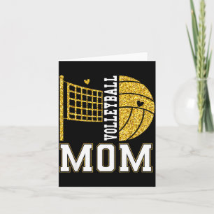 Volleyball Mum Game Day Volleyball Season Mama Gir Card