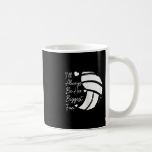 Volleyball Mum Her Biggest Fan Volleyball Daughter Coffee Mug