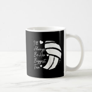 Volleyball Mum Her Biggest Fan Volleyball Daughter Coffee Mug