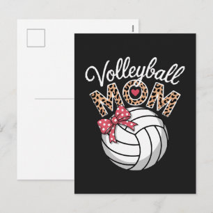 Volleyball Mum Holiday Postcard