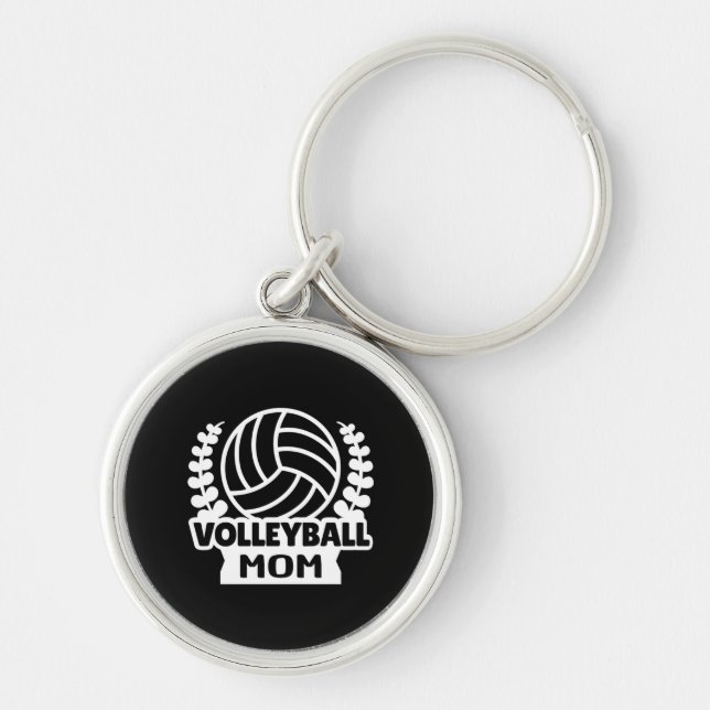 Volleyball Mum Key Ring (Front)
