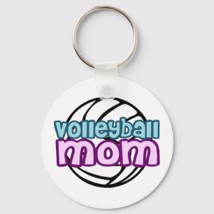 Volleyball Mum Key Ring