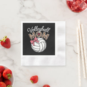 Volleyball Mum Napkin
