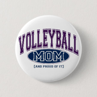 Volleyball Mum Pin