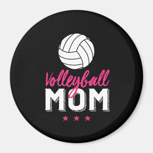Volleyball Mum Proud Mother of Sports Player Son Magnet