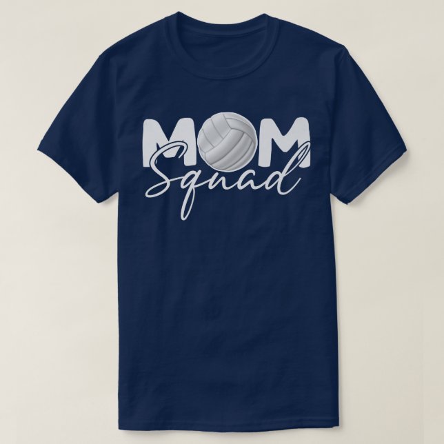 Volleyball Mum Squad Shirt Volleyball Mum Shirts F (Design Front)