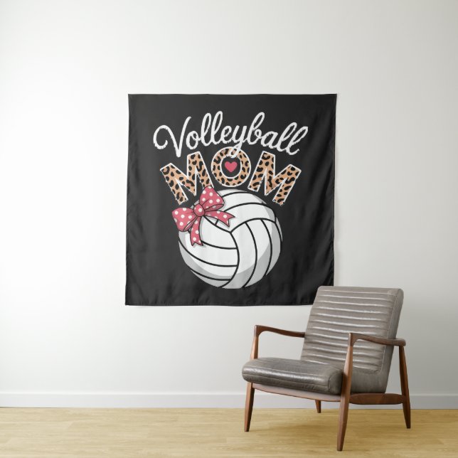 Volleyball Mum Tapestry (In Situ)