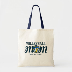 Volleyball Mum – Will Yell Loudly Sports Tote Bag