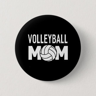 Volleyball Mum Women Funny Sports 6 Cm Round Badge