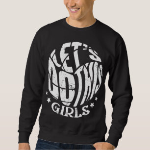 Volleyball Mum Women Girls Volleyball Player Sweatshirt