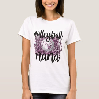 Volleyball Nana Grandma Of Volleyball Player Nana  T-Shirt