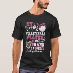 Volleyball Nana Grandma Proud Volleyball Player Na T-Shirt