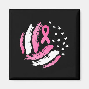 Volleyball nk Ribbon Breast Cancer Awareness Gift Magnet