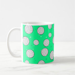 Volleyball Pattern Design Coffee Mug
