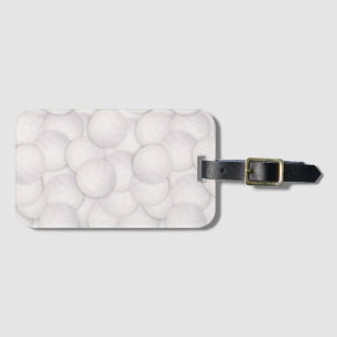 Volleyball Pattern Luggage Tag