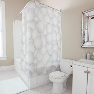 Volleyball Pattern Shower Curtain